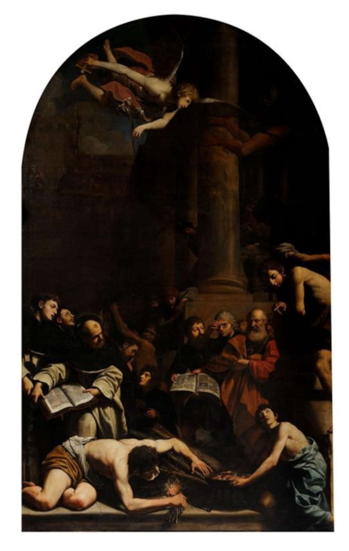 Lionello Spada, Das Wunder des Buches (1613-1615; Leinwand; Bologna, San Domenico)