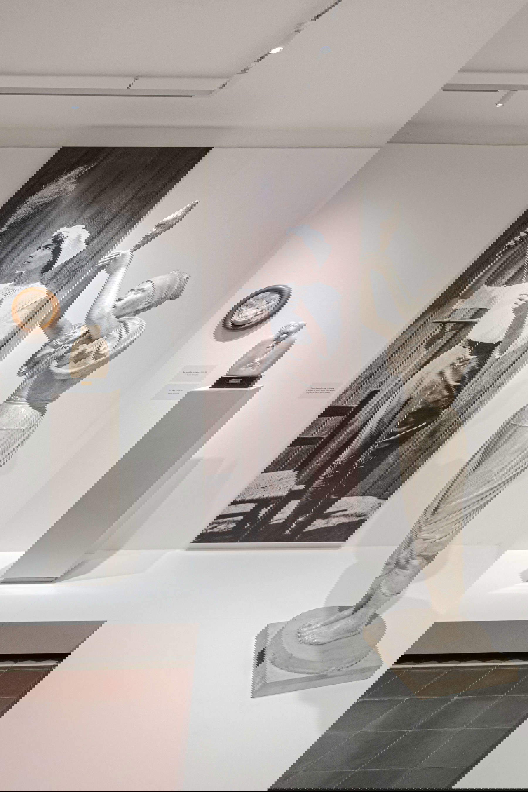 Allestimenti della mostra Francesco Ciusa, la forma del mito. Foto: Nelly Dietzel