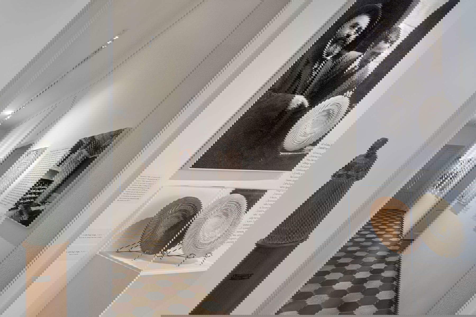 Allestimenti della mostra Francesco Ciusa, la forma del mito. Foto: Nelly Dietzel