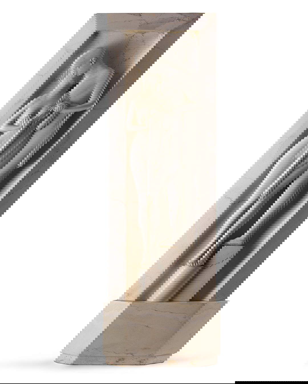 Francesco Ciusa, L&rsquo;amore (Il bacio) (1931-32; stucco a marmo, 70 x 25 x 9 cm; Nuoro, Spazio Ilisso)