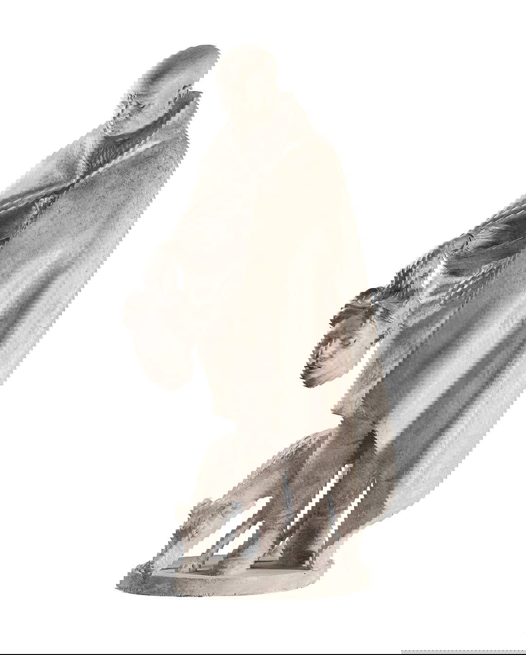 Francesco Ciusa, Il cainita (1913-14; gesso, 172,5 x 74 x 93 cm; Collezione Regione Autonoma della Sardegna)