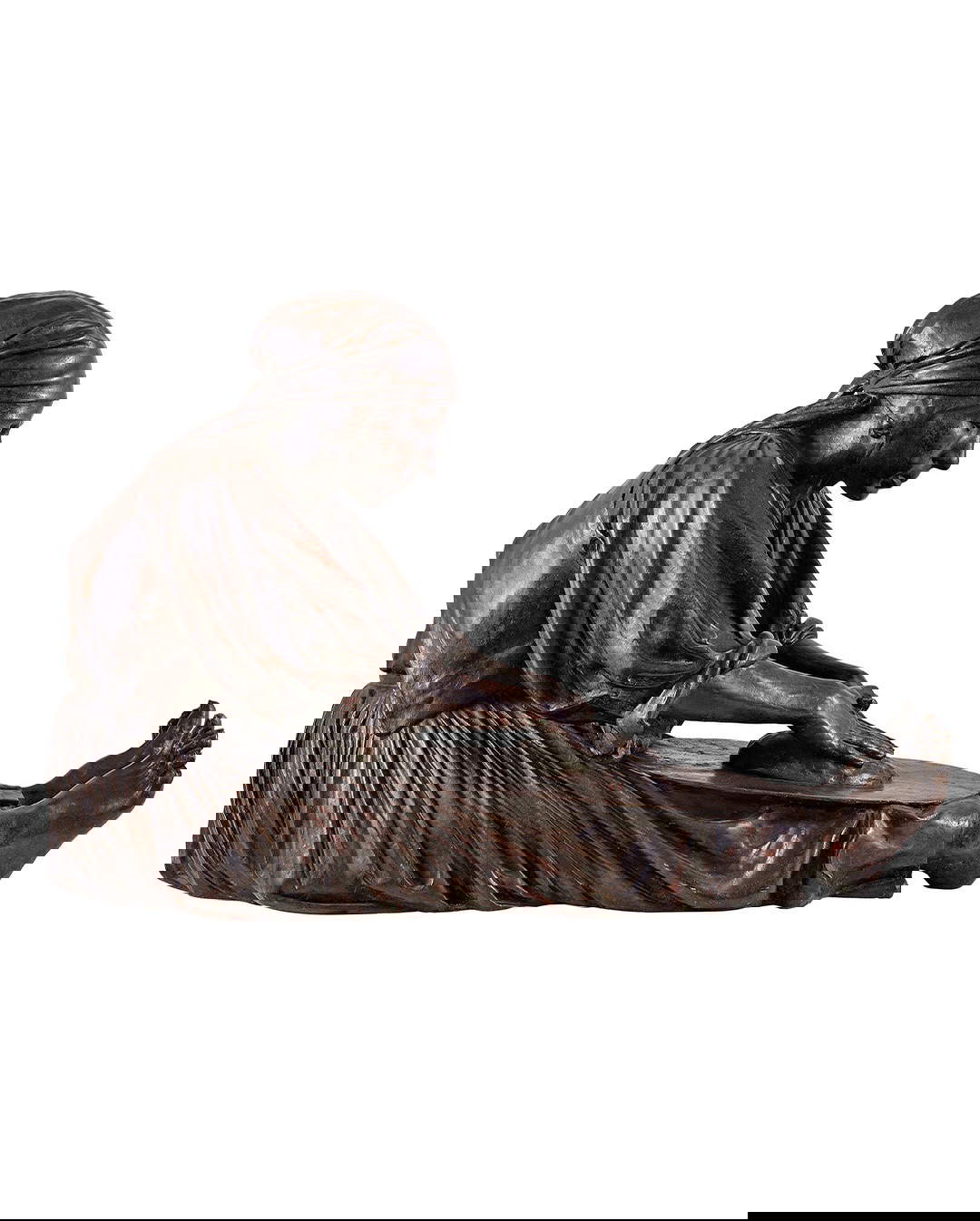 Francesco Ciusa, Il pane (1907; bronzo, 68,8 x 105 x 49 cm; Nuoro, Spazio Ilisso)