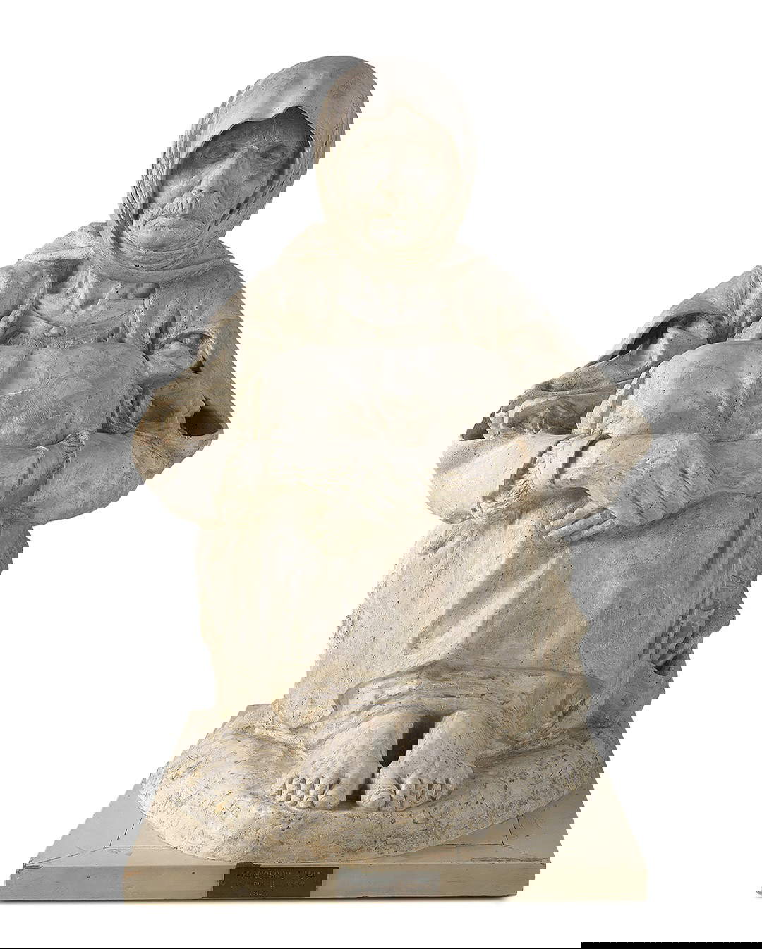 Francesco Ciusa, La madre dell&rsquo;ucciso (1906-07; gesso, 81,5 x 58 x 72,5 cm; Collezione Regione Autonoma della Sardegna)