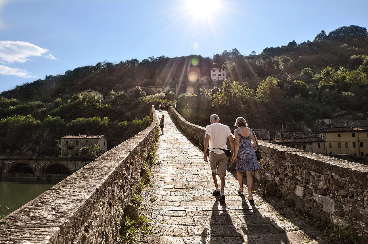 Il Ponte del Diavolo di Borgo a Mozzano. Foto: Aizhela Karlinskaya
