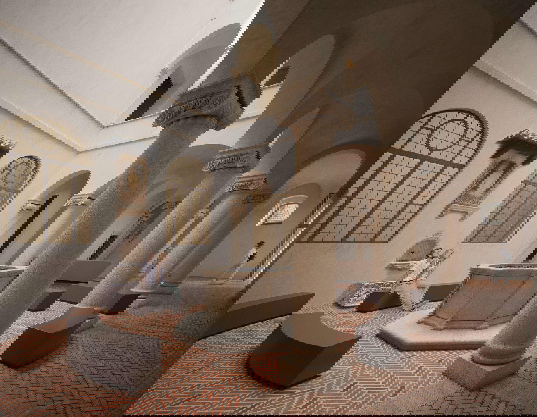 Rendering of the court