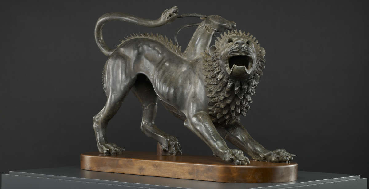 Die Chimäre von Arezzo: Geschichte der wichtigsten und berühmtesten etruskischen Bronze