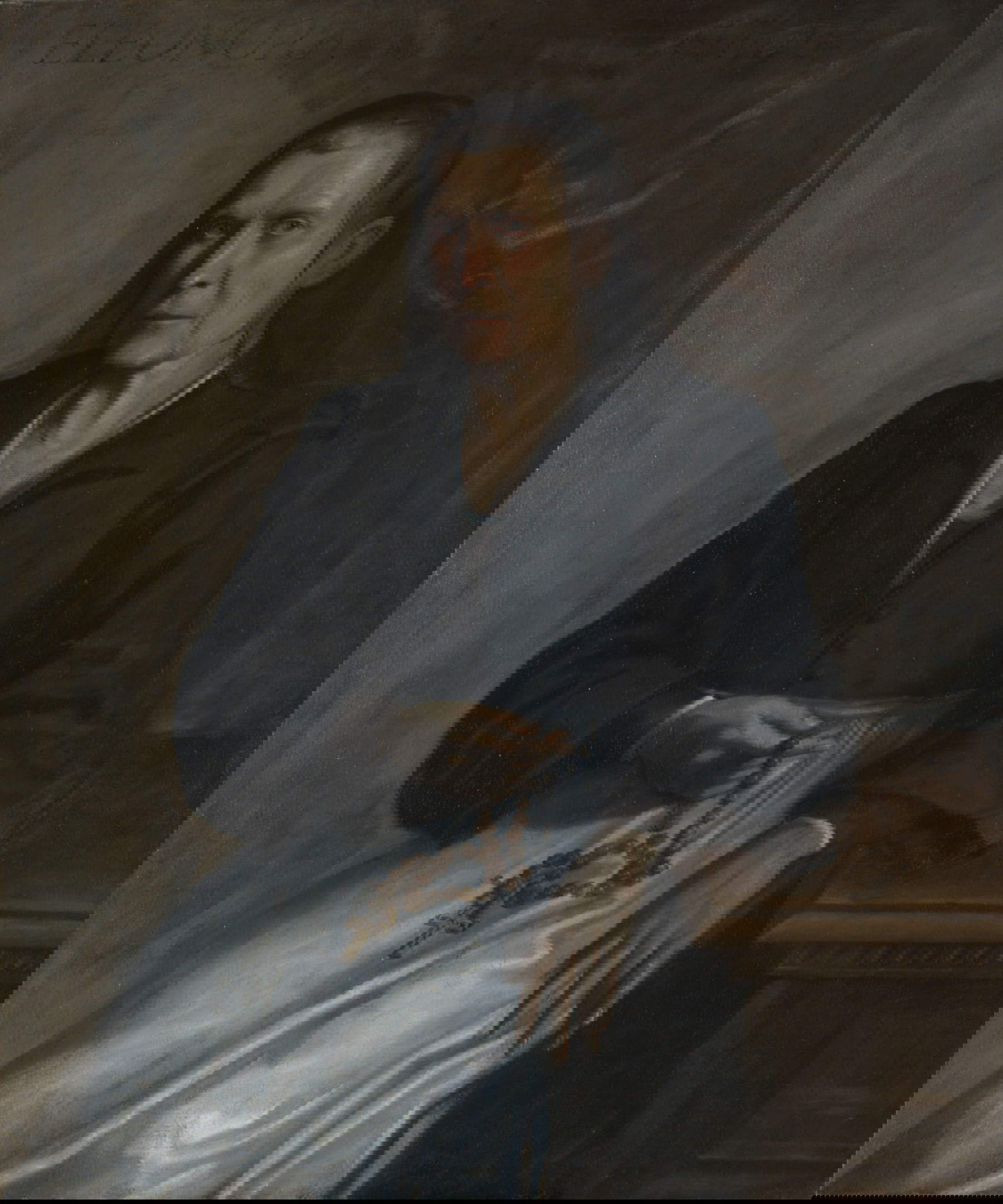 Simone Cantarini, Portrait d'Eleonora Albani Tommasi (vers 1635-1638 ; huile sur toile, 105 &times; 89 cm ; Urbino, Galleria Nazionale delle Marche, prêt de la collection Banca Intesa Sanpaolo, inv. 13710)