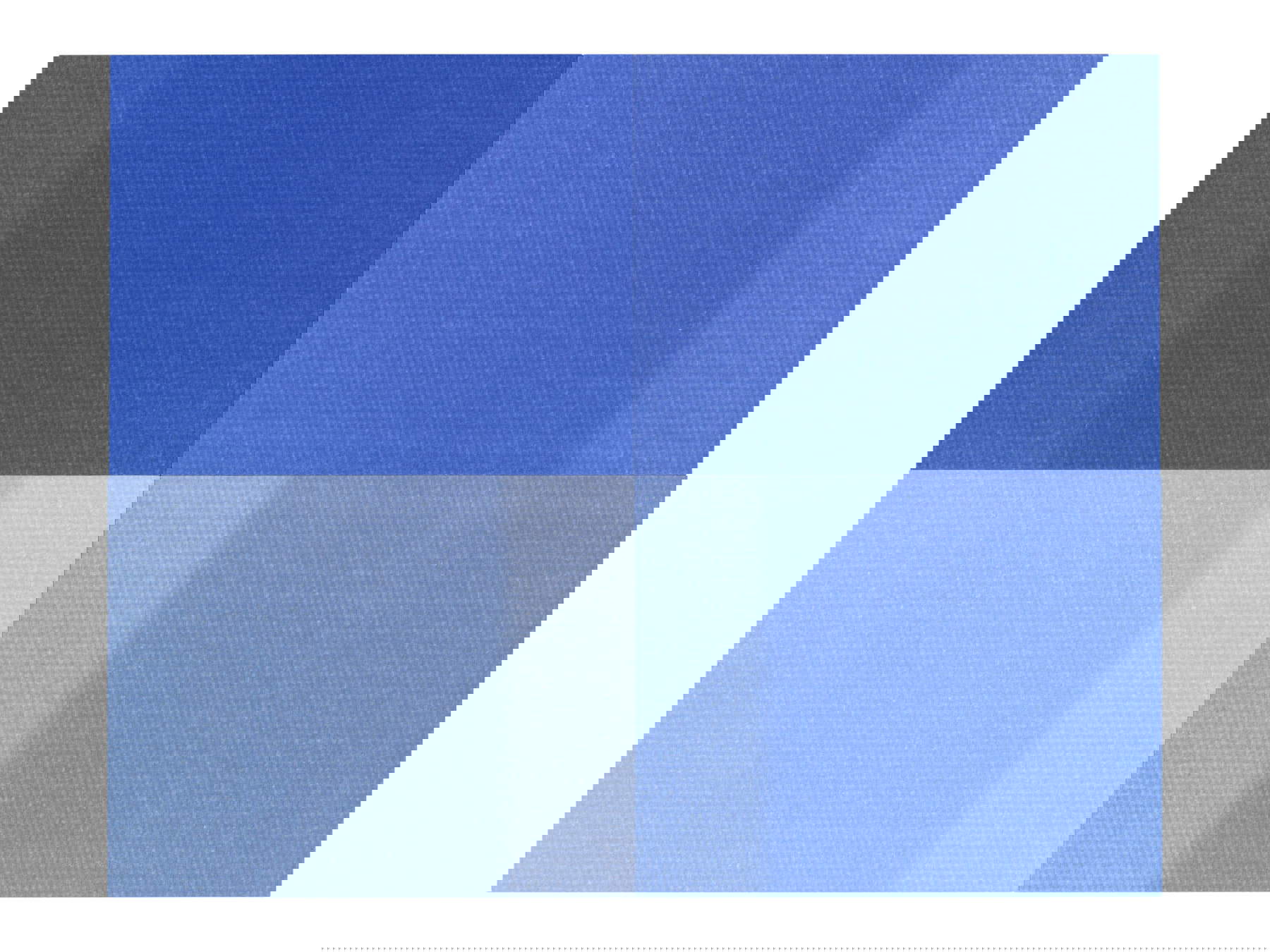 Rolando Tessadri, Tessitura n. 1 (2024 ; technique mixte sur toile, 80 x 50 cm). Par concession de la Galleria Giraldi, Livourne.