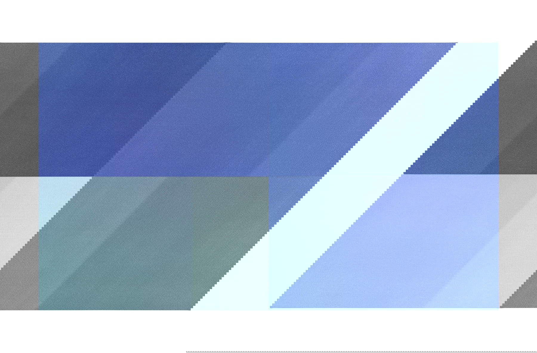 Rolando Tessadri, Tessitura n. 1 (2025 ; techniques mixtes sur toile, 160 x 240 cm)