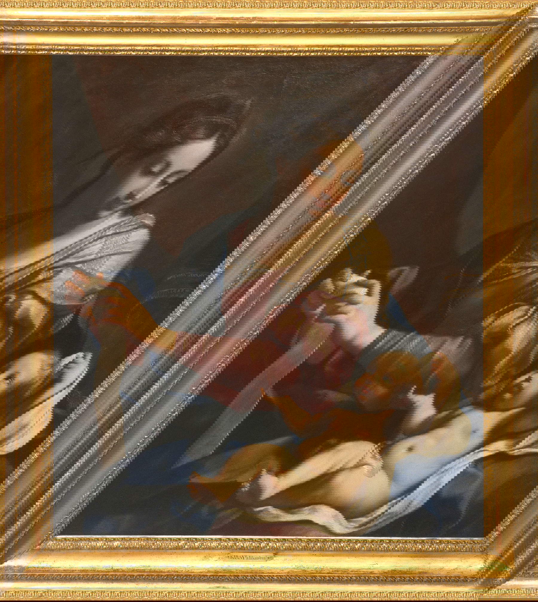 Elisabetta Sirani, Madonna delle Fasce (1665 ; huile sur toile, 103 x 93 cm ; Modène, collection privée)
