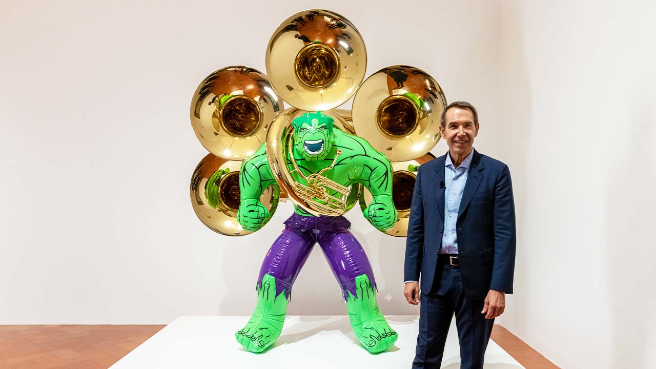 Jeff Koons. Foto: Ela Bialkowska/OKNO Studio Jeff Koons. Foto: Ela Bialkowska/OKNO Studio