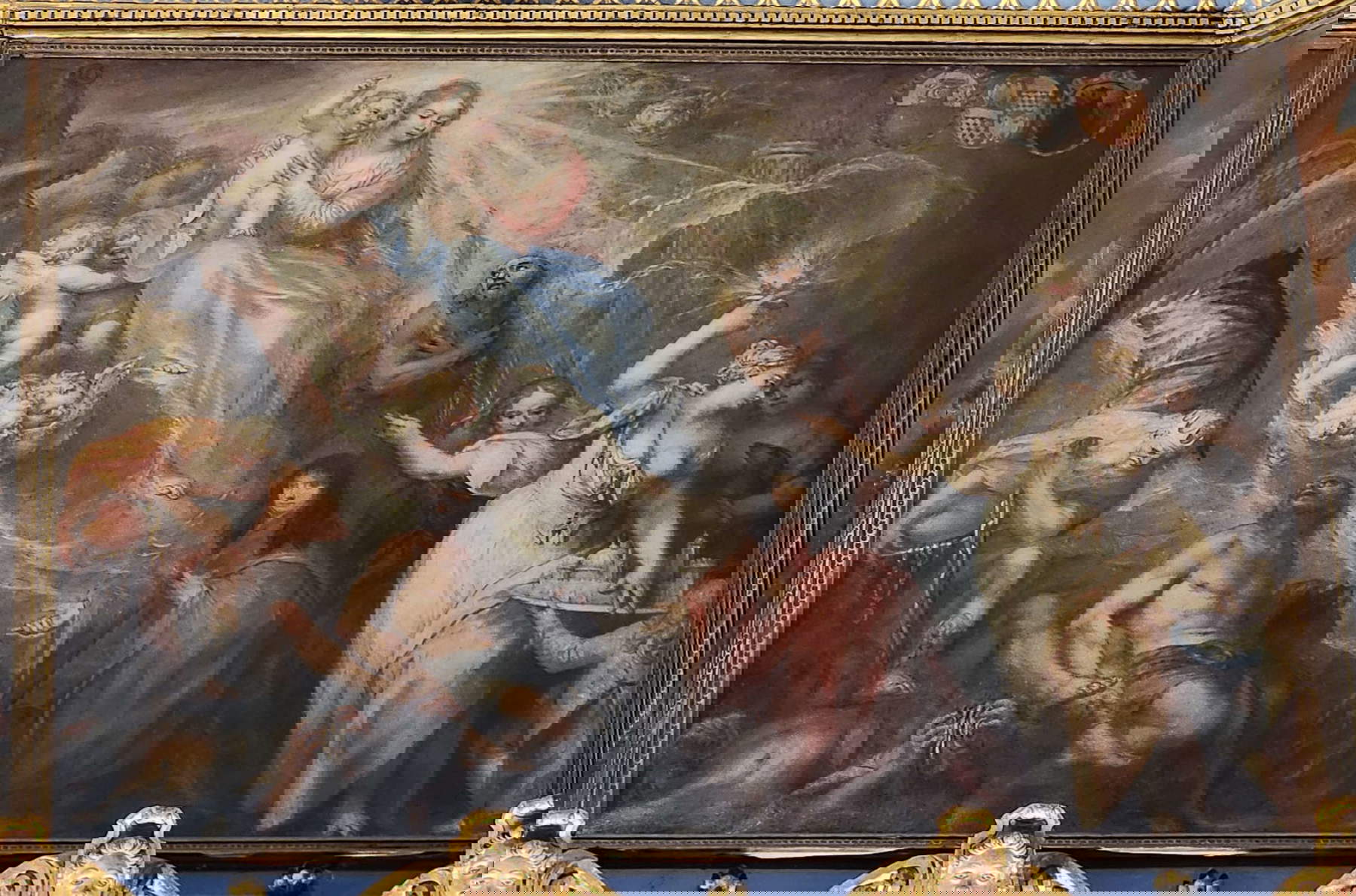 Andrea Celesti, Glorificación de Giovanni Giustiniani (1681) Andrea Celesti, Glorificación de Giovanni Giustiniani (1681)