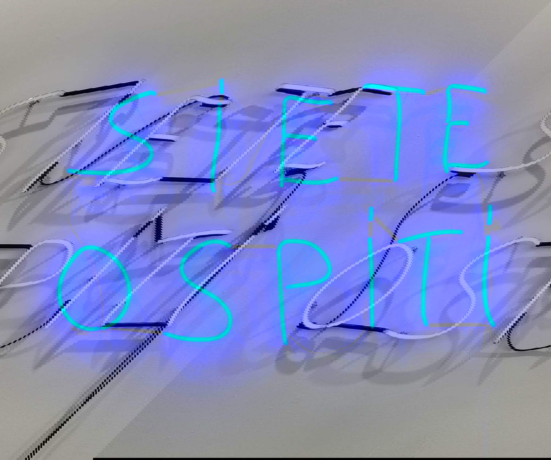 Glenn Ligon, Siete ospiti (2018). Foto: Finestre sull'Arte Glenn Ligon, Siete ospiti (2018). Foto: Finestre sull'Arte