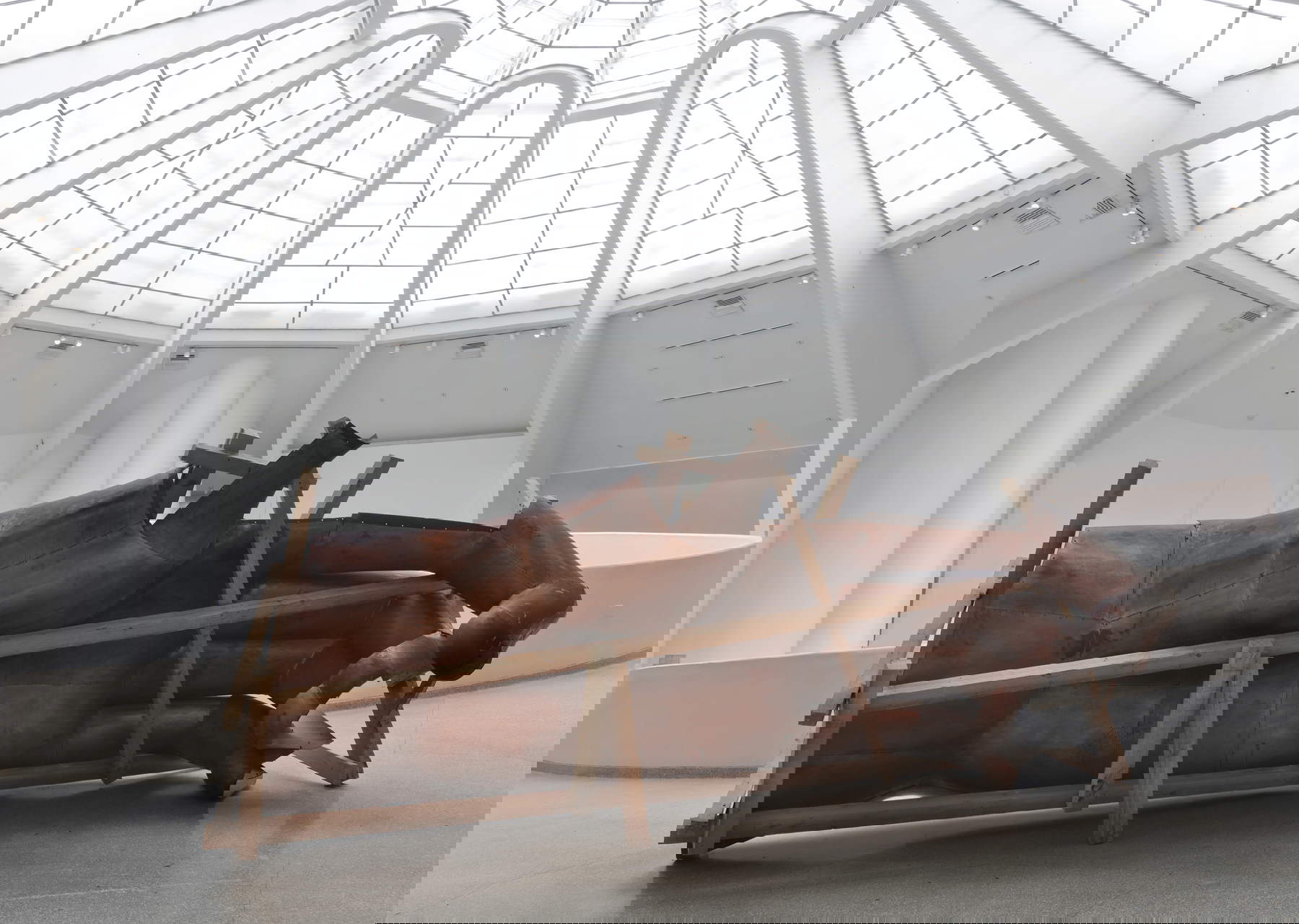 Dahn Vo, Take my breath away, installation view at the Solomon R. Guggenheim Museum, New York, 2018. Photo: Cathy Carver