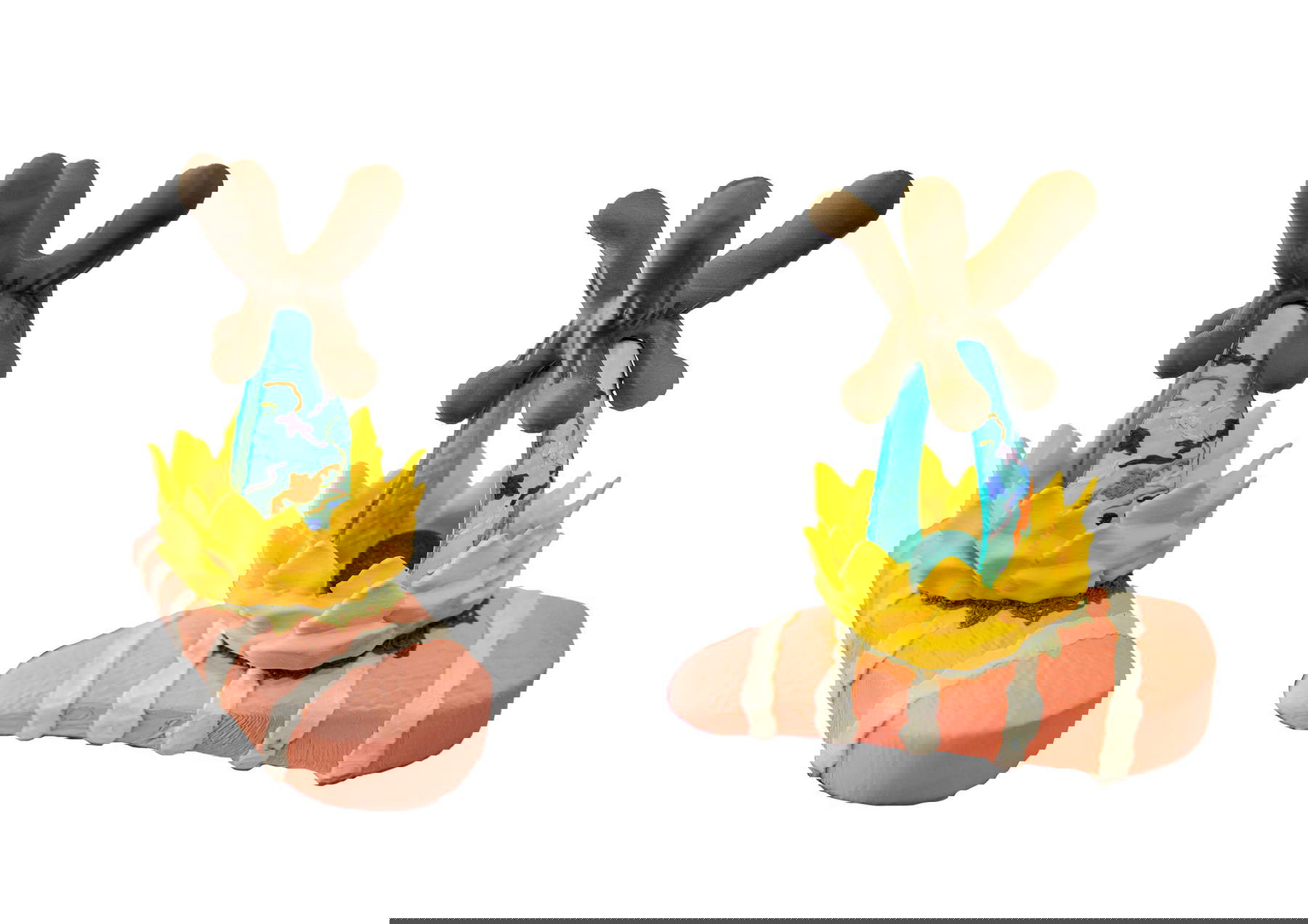 Troy Makaza, Zoografía del País de Nunca Jamás, Parte 3 (2025; silicona y termoplástico). Presentado por First Floor Gallery