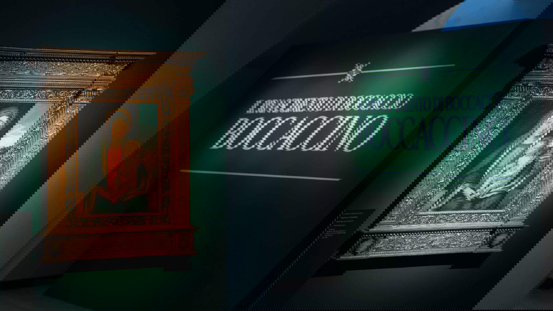 Allestimenti della mostra Il Rinascimento di Boccaccio Boccaccino