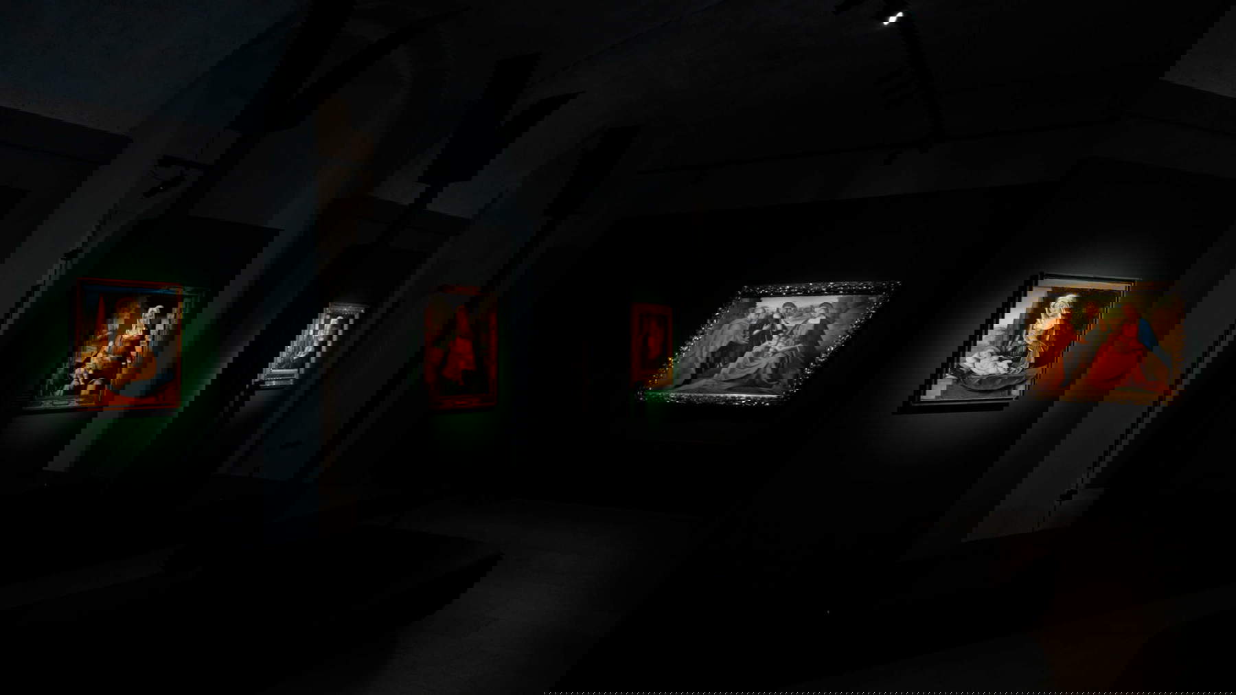 Allestimenti della mostra Il Rinascimento di Boccaccio Boccaccino