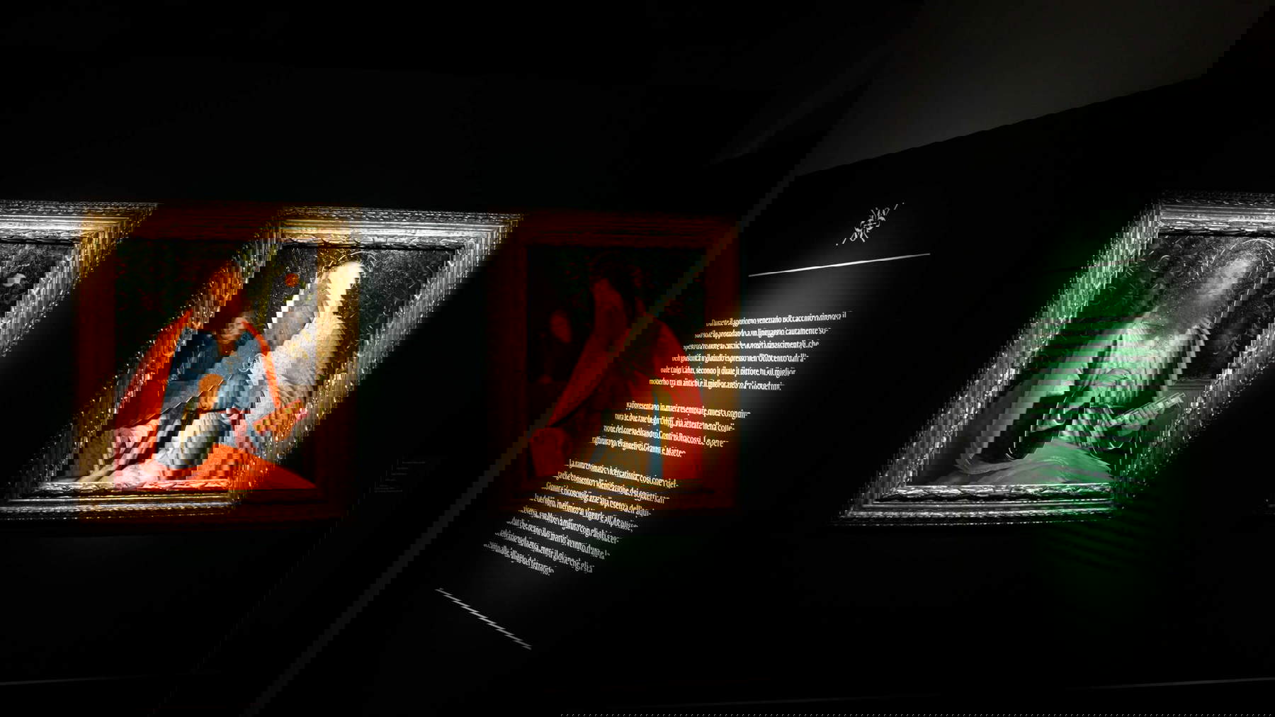 Allestimenti della mostra Il Rinascimento di Boccaccio Boccaccino