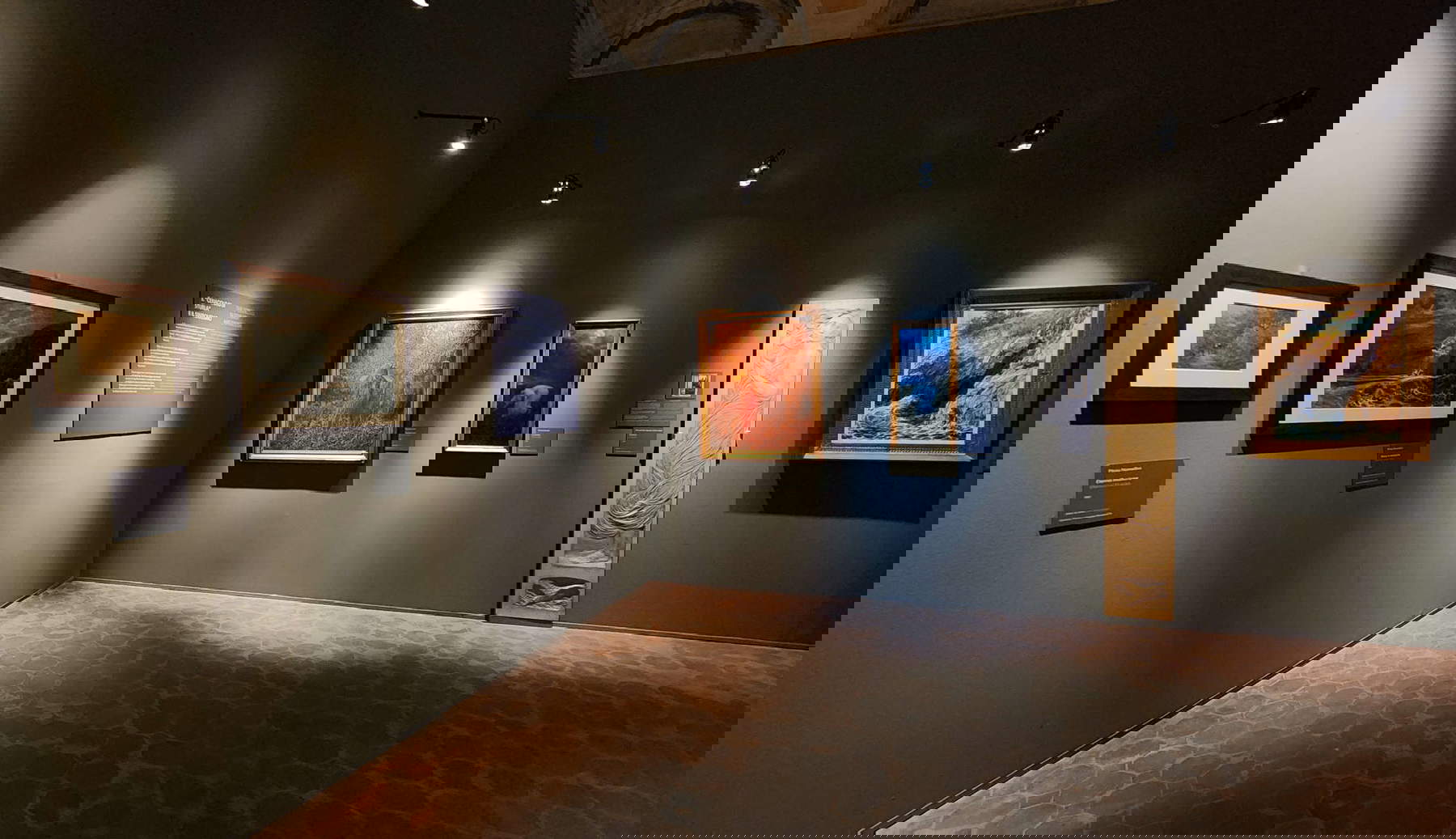 Arrangements for the exhibition Plinio Nomellini in Genoa. Between modernity and symbolism. Photo: Federico Giannini