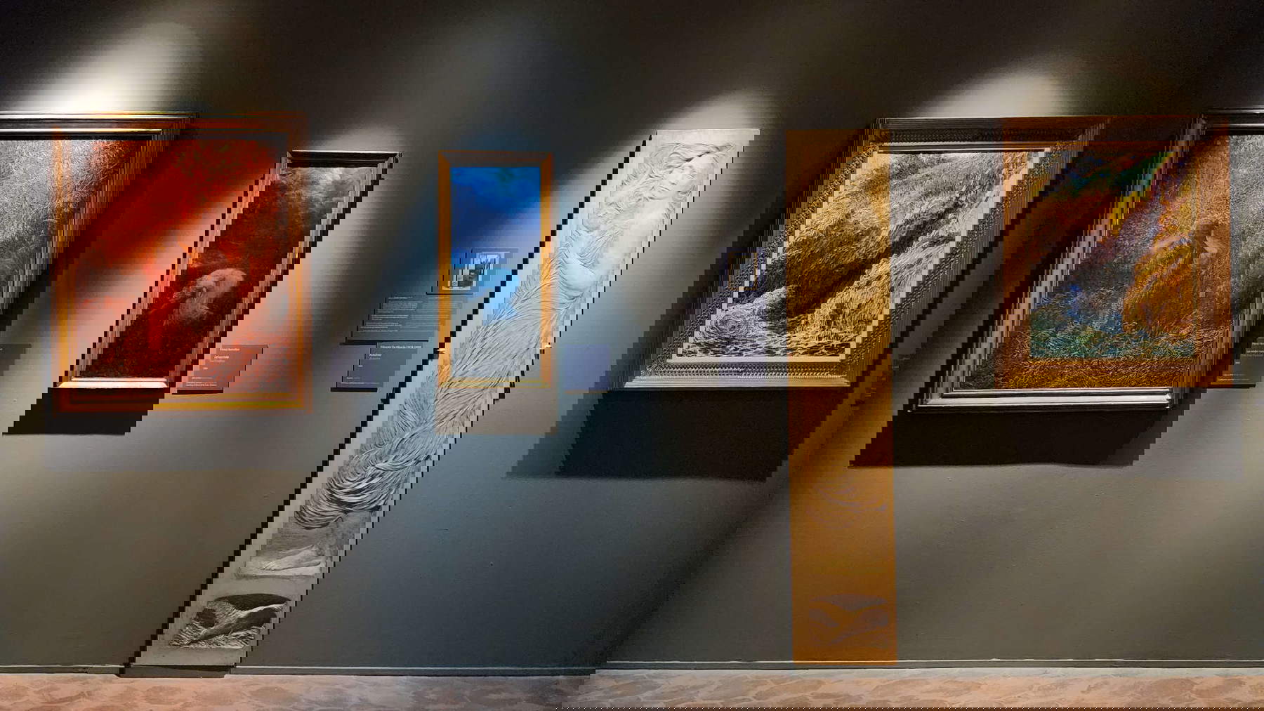 Arrangements for the exhibition Plinio Nomellini in Genoa. Between modernity and symbolism. Photo: Federico Giannini