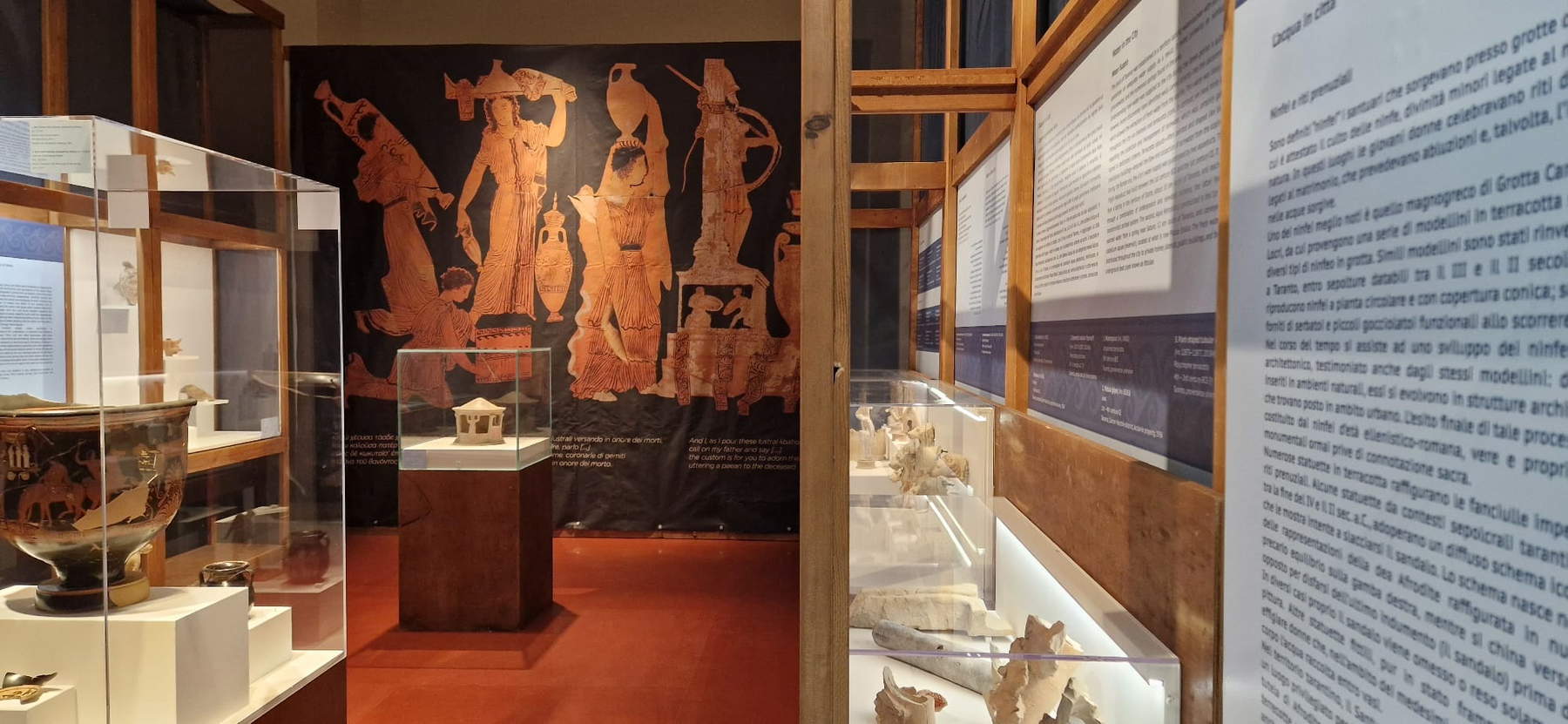 Arch&egrave;-Installation. Foto: Archäologisches Nationalmuseum von Tarent