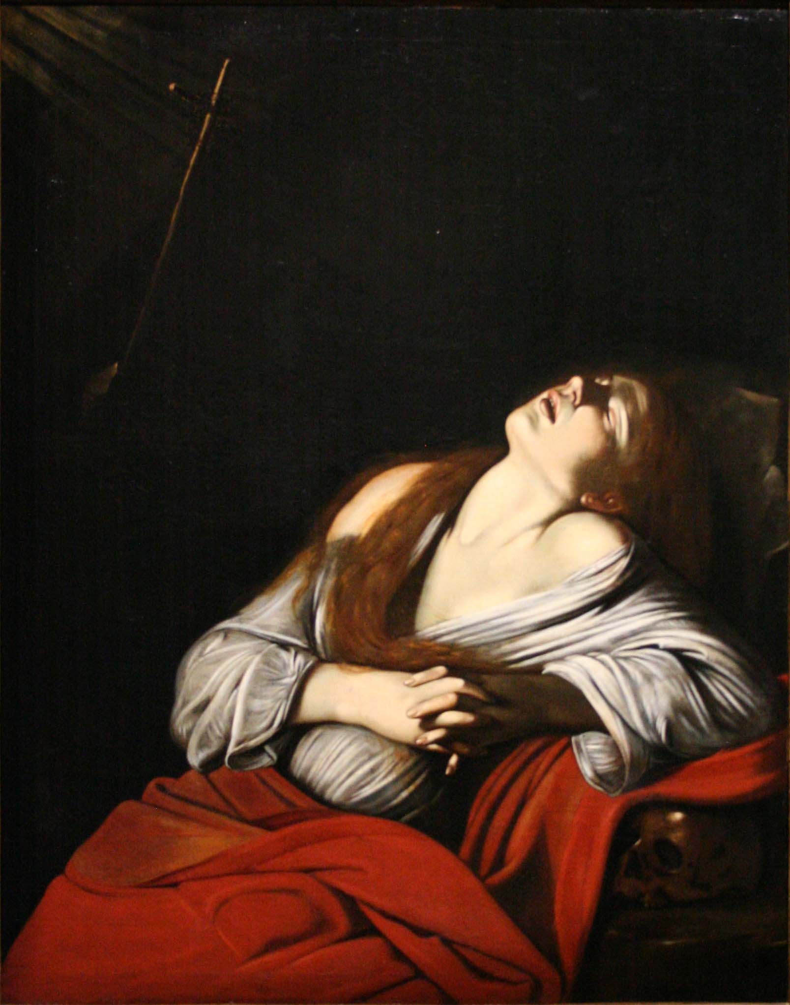 Louis Finson, Maddalena penitente (1612; olio su tela, 120 x 100 cm; Marsiglia, Mus&eacute;e des Beaux-Arts)