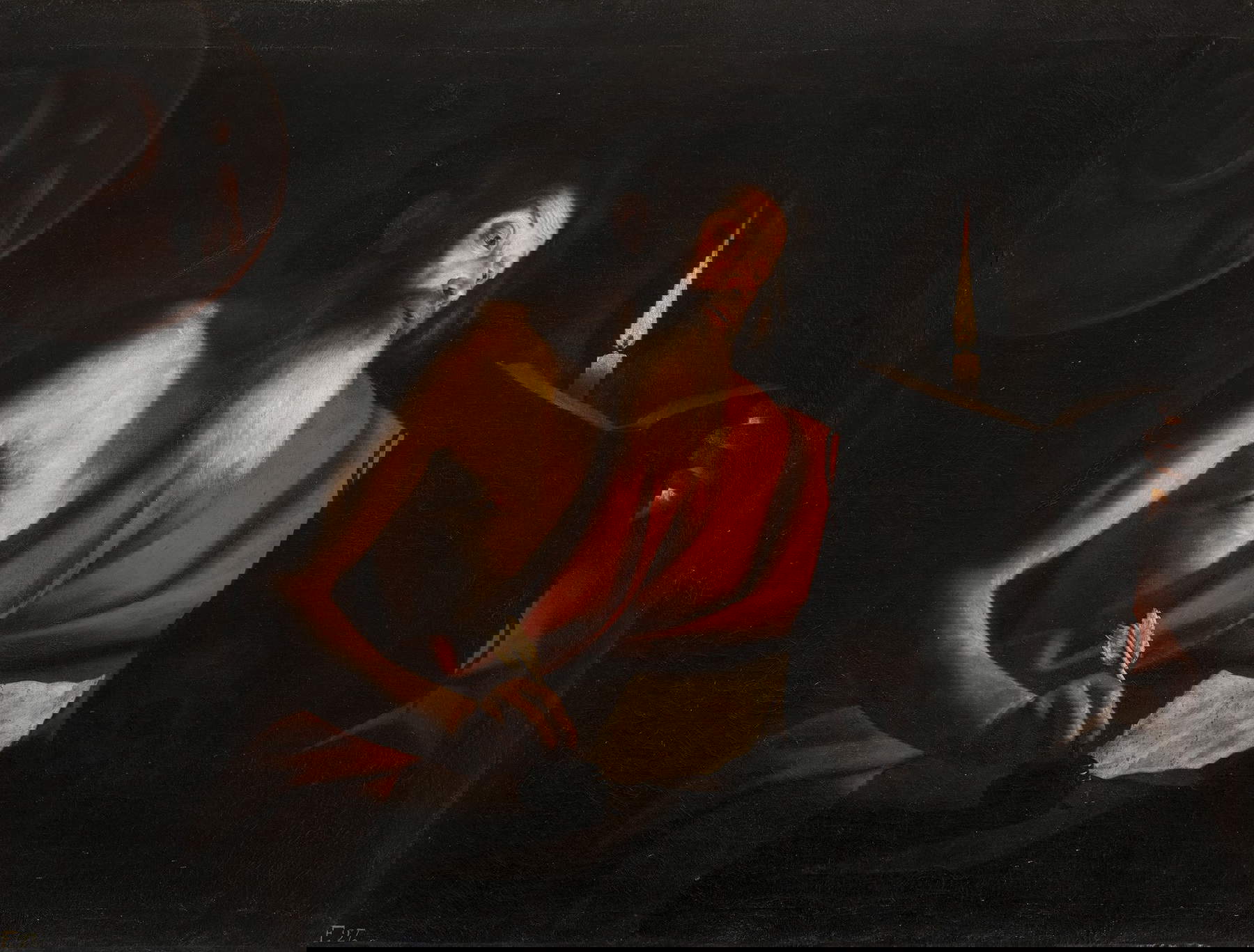 Trophime Bigot, San Girolamo (1630-1635 circa; olio su tela, 105 x 138 cm; Roma, Gallerie Nazionali d'Arte Antica, Palazzo Barberini)