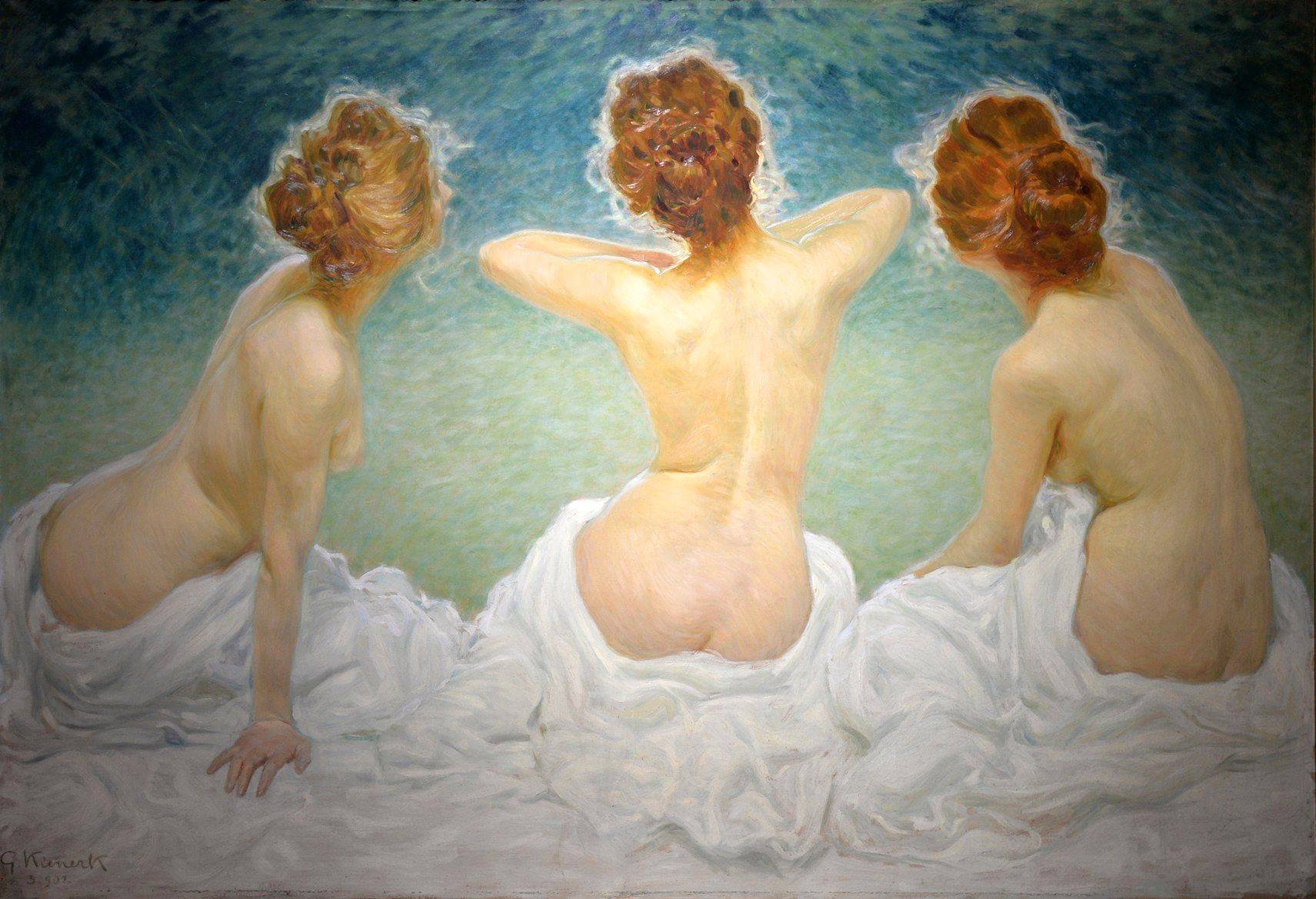 Giorgio Kienerk, Youth (1902; oil on canvas, 129 x 189.7 cm; Pavia, Musei Civici, inv. P 577)