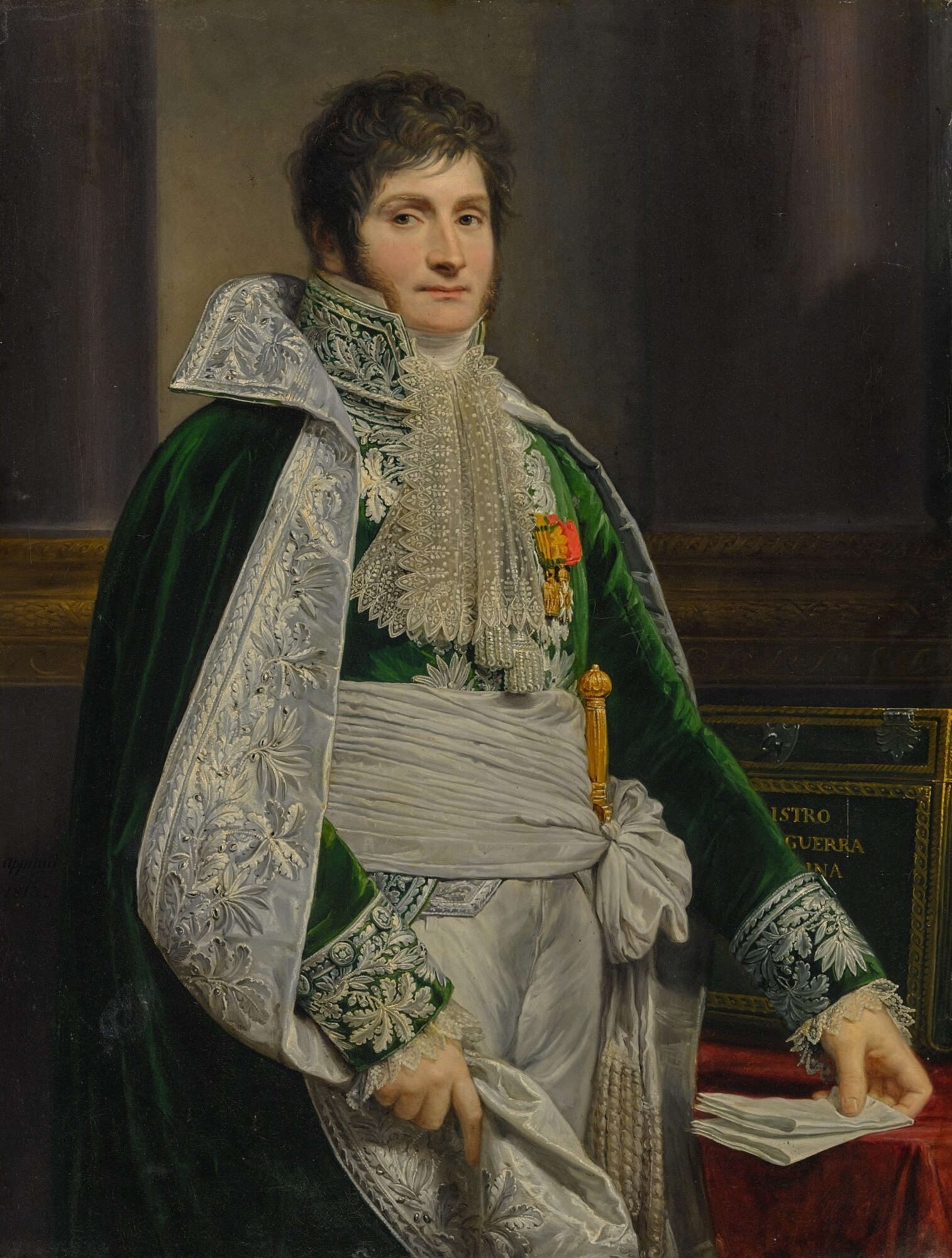 Andrea Appiani, Porträt von Achille Fontanelli (1813; Öl auf Leinwand, 125 x 96 cm; Sammlung Gian Enzo Sperone)