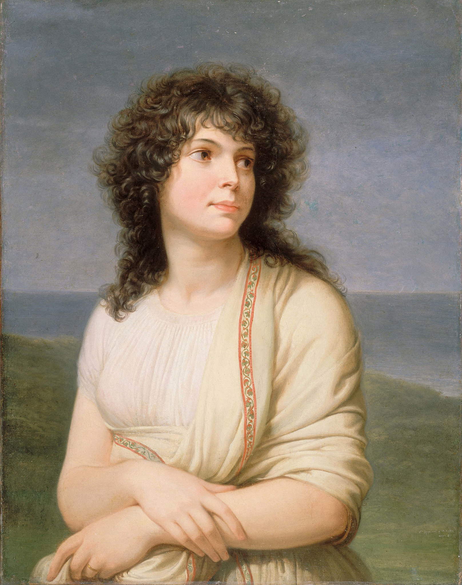 Andrea Appiani, Porträt von Fortun&eacute;e Hamelin (1798; Öl auf Leinwand, 70 x 55 cm; Paris, Mus&eacute;e Carnavalet - Histoire de Paris)