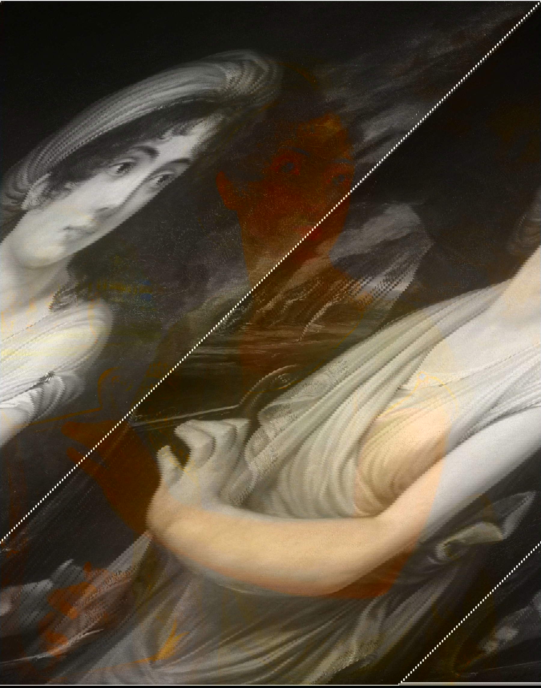 Andrea Appiani, Porträt der Sängerin Giuseppina Grassini (um 1800; Öl auf Leinwand, 73 x 48 cm; Privatsammlung)