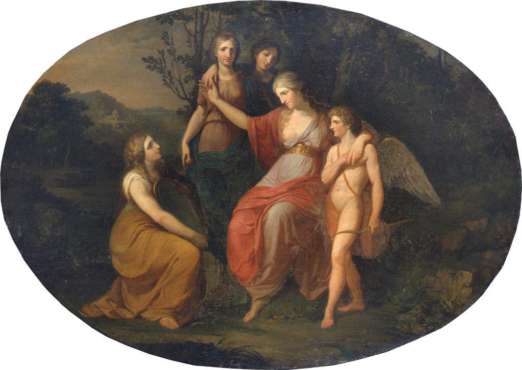 Andrea Appiani, La toeletta di Venere (um 1785-1790; Öl auf Leinwand, 81 x 112 cm; Mailand, Pinacoteca di Brera, Inv. 7381)