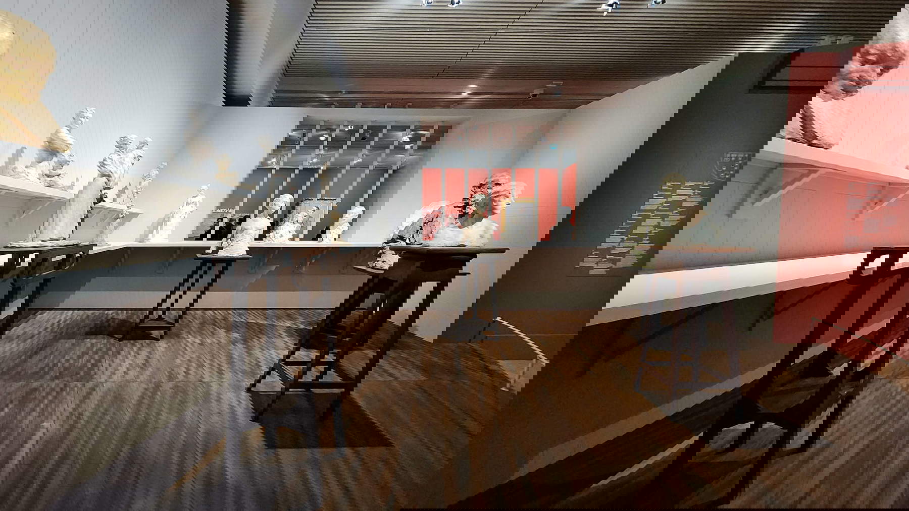 Ausstellungsaufbau Paul Troubetzkoy. Bildhauer. Foto: Federico Giannini