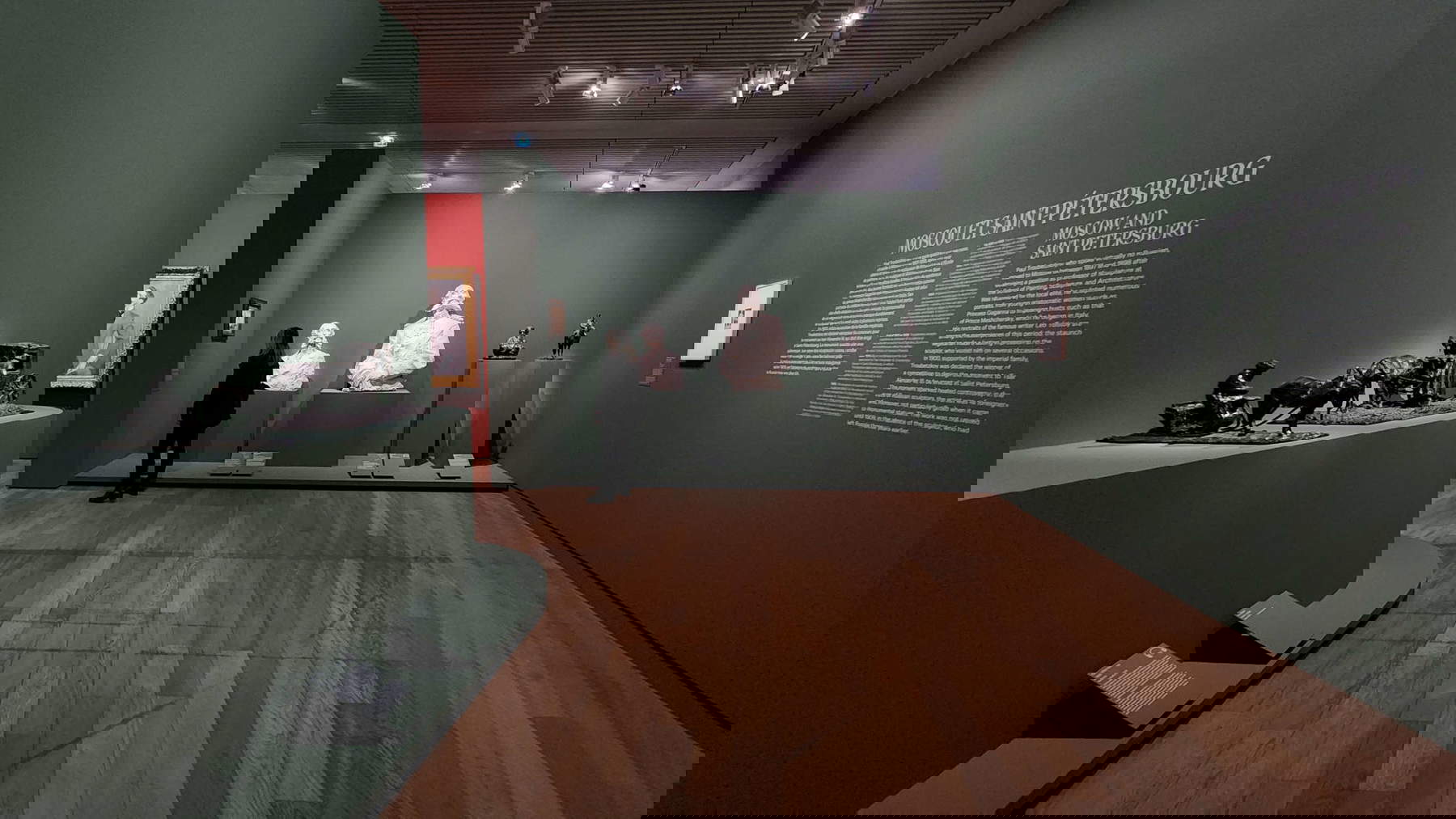 Ausstellungsaufbau Paul Troubetzkoy. Bildhauer. Foto: Federico Giannini