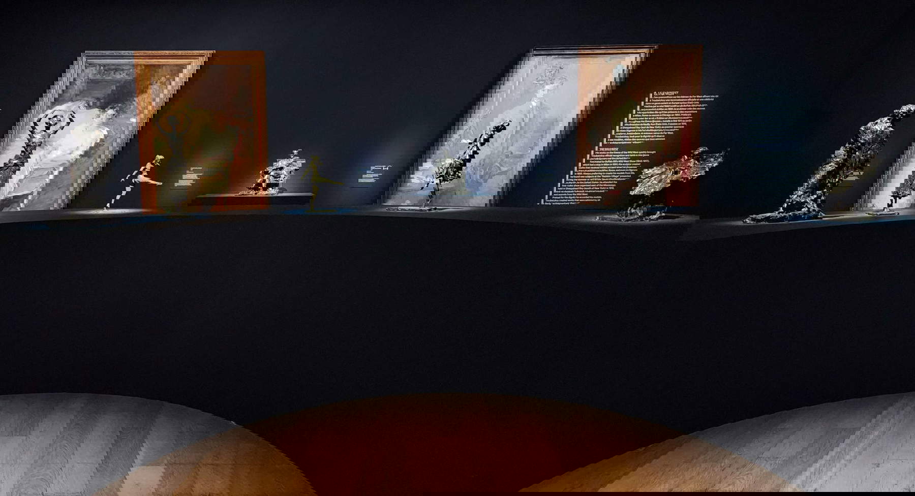 Ausstellungsaufbau Paul Troubetzkoy. Bildhauer. Foto: Federico Giannini