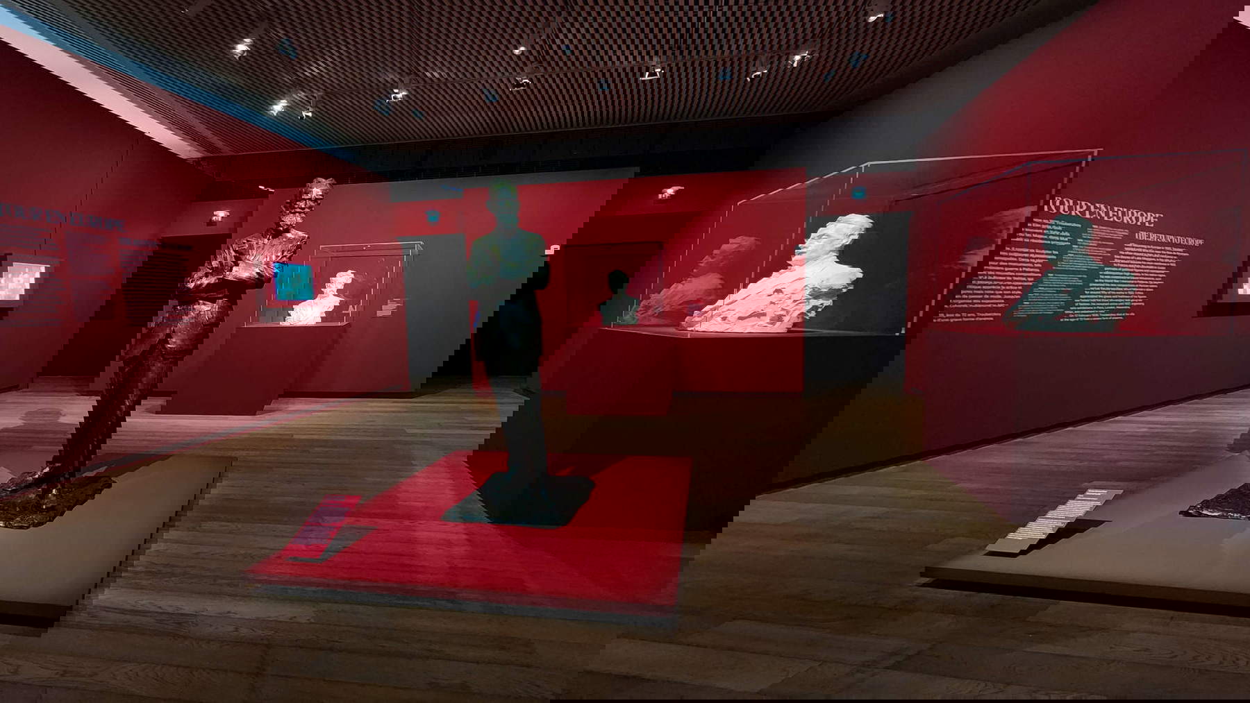 Ausstellungsaufbau Paul Troubetzkoy. Bildhauer. Foto: Federico Giannini