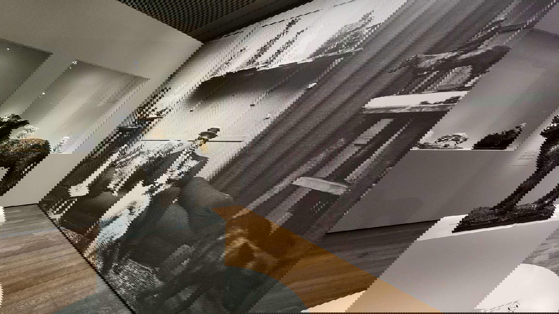 Ausstellungsaufbau Paul Troubetzkoy. Bildhauer. Foto: Federico Giannini