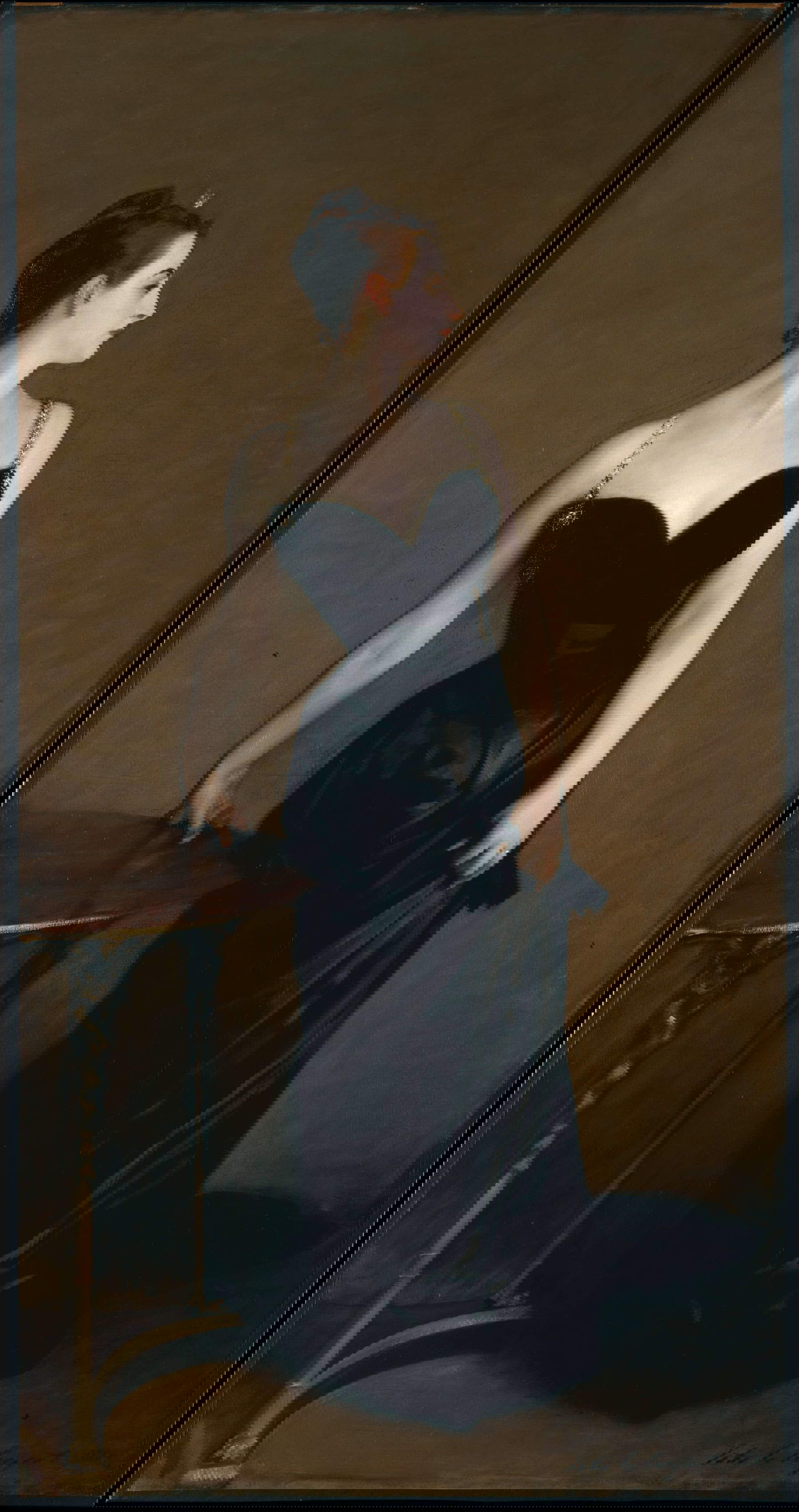 John Singer Sargent, Retrato de Madame X (1883-1884; óleo sobre lienzo, 143 x 243 cm; Nueva York; Metropolitan Museum)