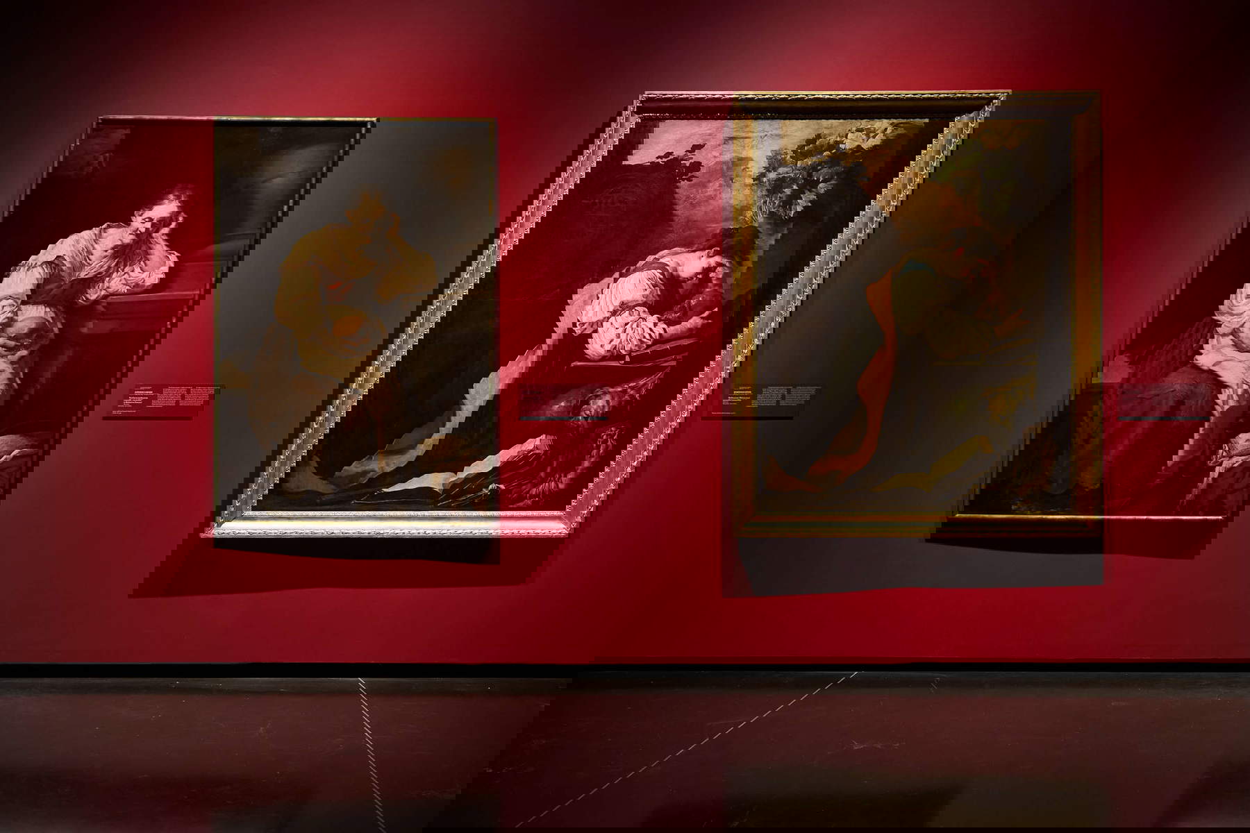 Arrangements for the exhibition Pietro Bellotti and seventeenth-century painting in Venice. Astonishment Reality Enigma. Photo: Chiara Rizzi