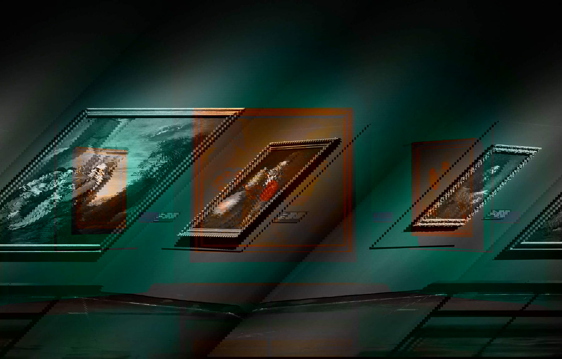 Arrangements for the exhibition Pietro Bellotti and seventeenth-century painting in Venice. Astonishment Reality Enigma. Photo: Chiara Rizzi