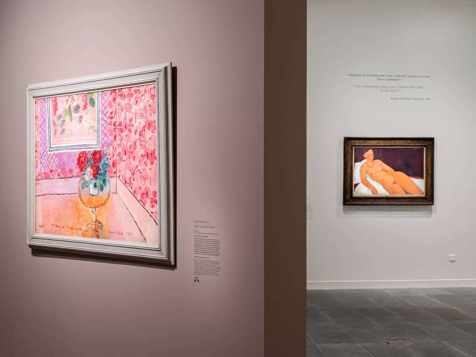 Plans d'exposition Berthe Weill. Galeriste d'avant-garde