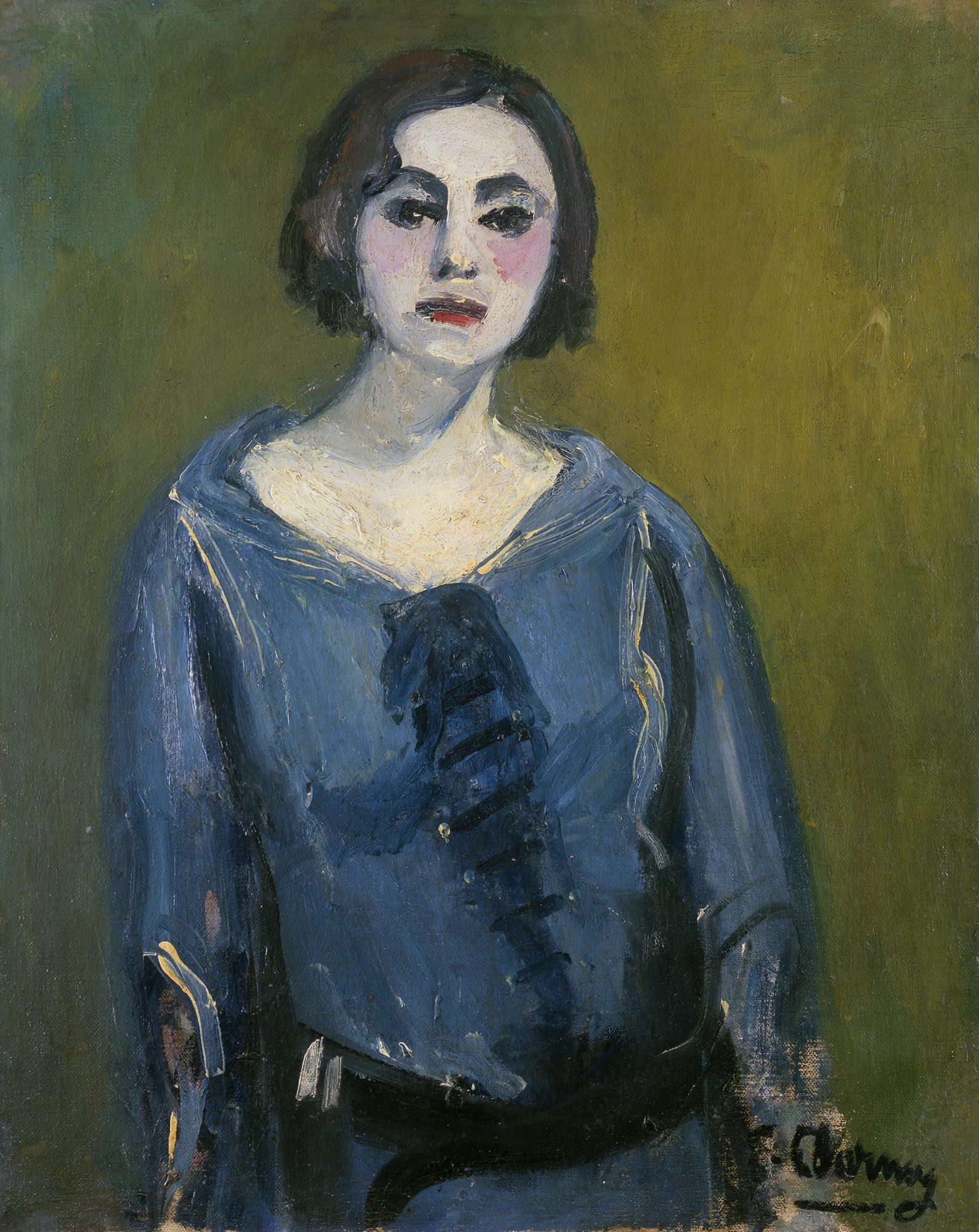 &Eacute;milie Charmy, Autoportrait (1906-1907 ; huile sur toile 81 &times; 65 cm ; Collection particulière). Photo : &copy; Studio Gibert. Avec l'aimable autorisation de la Galerie Bernard Bouche &copy; Adagp, Paris, 2025