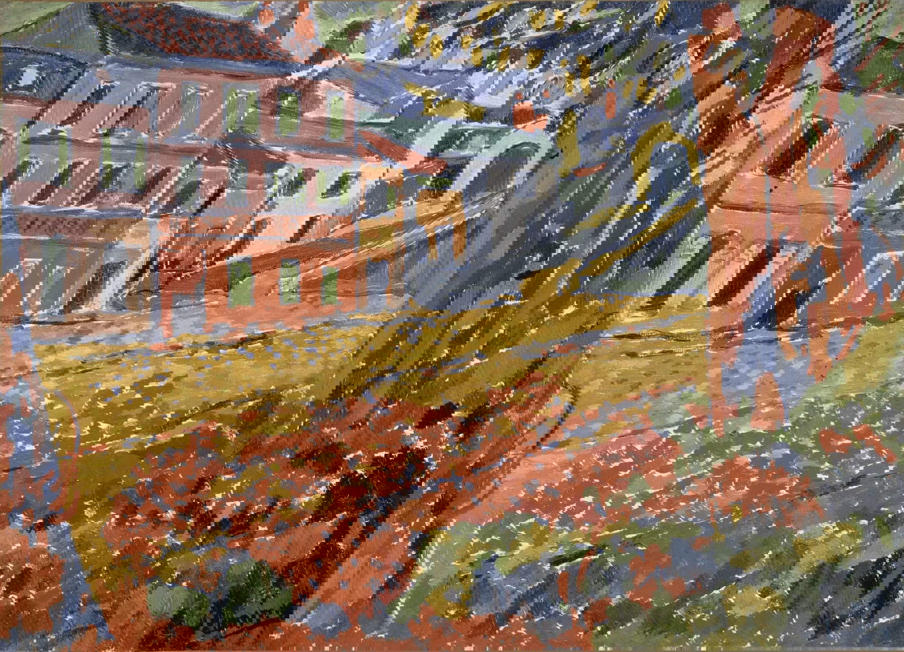 Maurice de Vlaminck, Le Restaurant de la Machine &agrave; Bougival (1905 ; huile sur toile, 60,0 x 81,5 cm ; Paris, Mus&eacute;e d'Orsay, Don Max et Rosy Kaganovitch, 1973) &copy; Mus&eacute;e d'Orsay, dist. GrandPalaisRmn / Patrice Schmidt &copy; Adagp, Paris, 2025