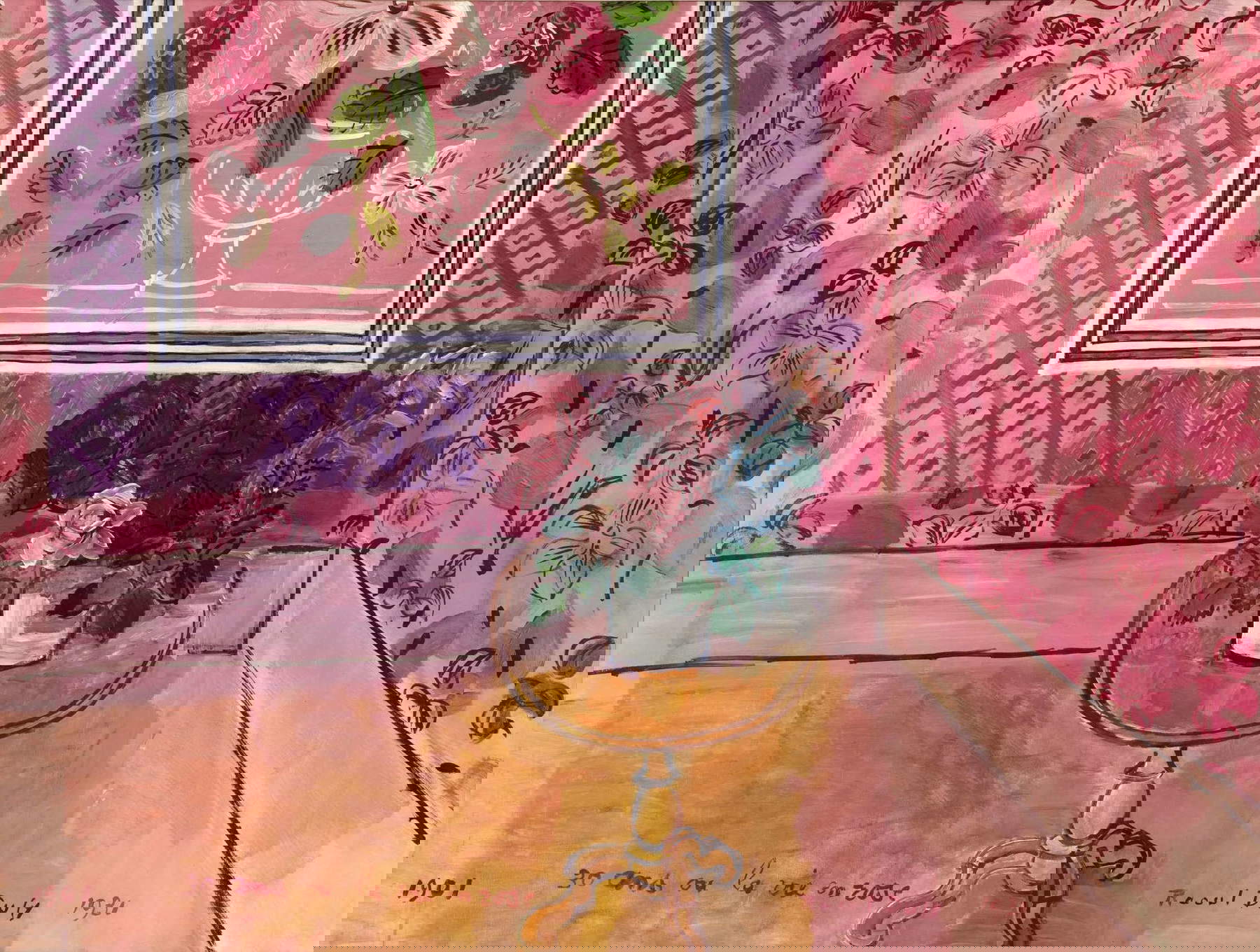 Raoul Dufy, 30 ans ou la Vie en rose (1931 ; huile sur toile, 98 &times; 128 cm ; Paris, Mus&eacute;e d'Art Moderne de la Ville de Paris, don Mathilde Amos, 1955) &copy; Paris Mus&eacute;es / Mus&eacute;e d'Art Moderne