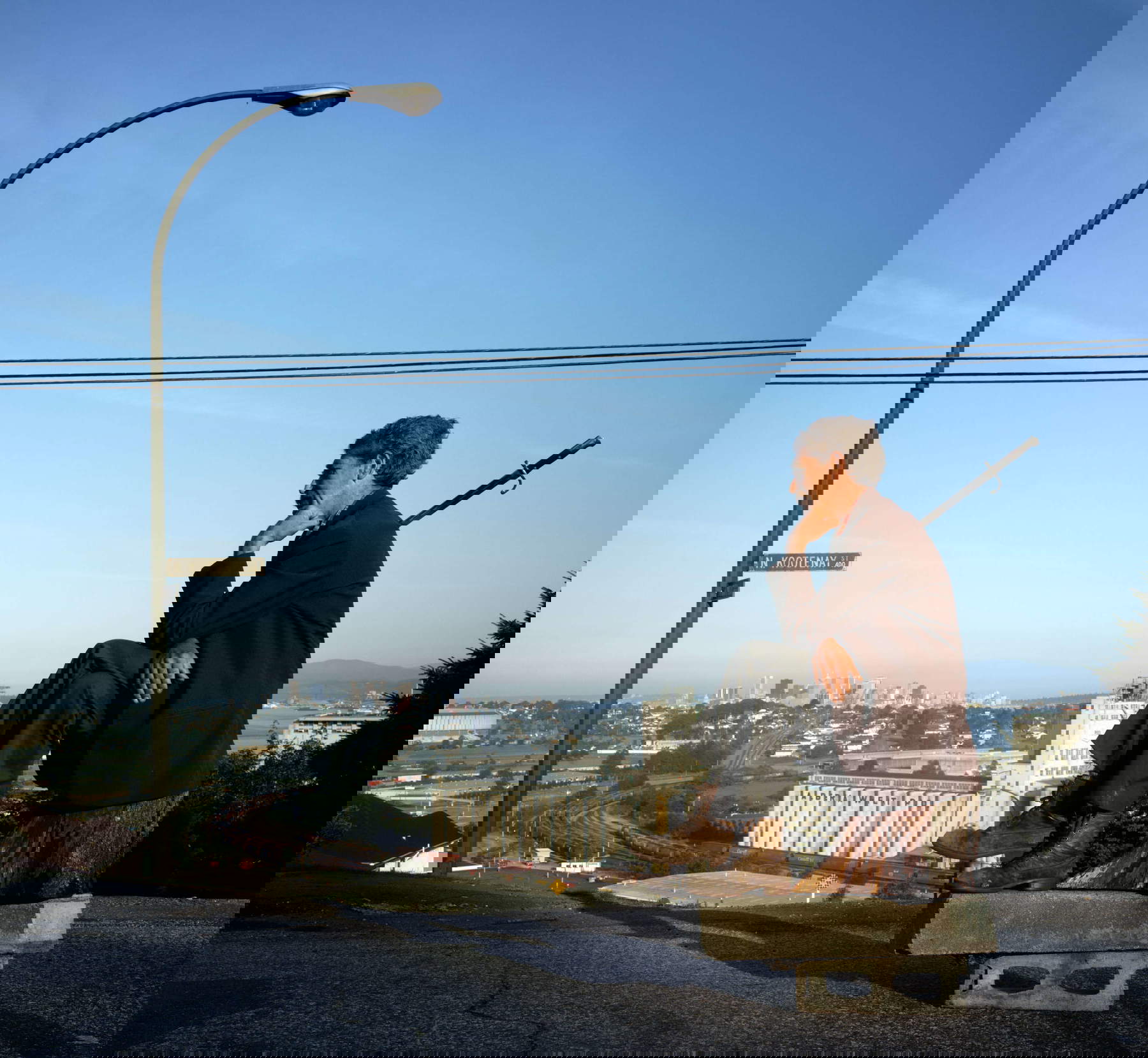 Jeff Wall, The Thinker (1986 ; caisson lumineux, 211 x 229 cm). Avec l'aimable autorisation de l'artiste