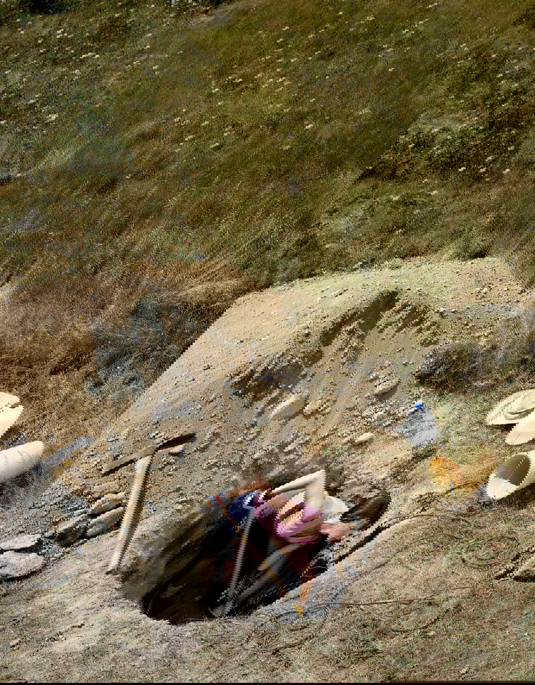 Jeff Wall, The Well (1989 ; caisson lumineux, 228,92 x 177,8 cm) &copy; Jeff Wall. Avec l'aimable autorisation du Glenstone Museum