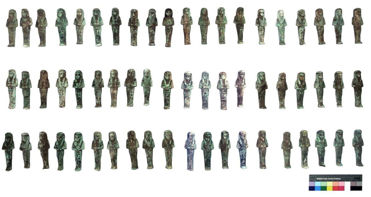 225 ushabti of Sheshonq III found in Tanis. Photo: &copy;Ministry of Tourism and Antiquities.