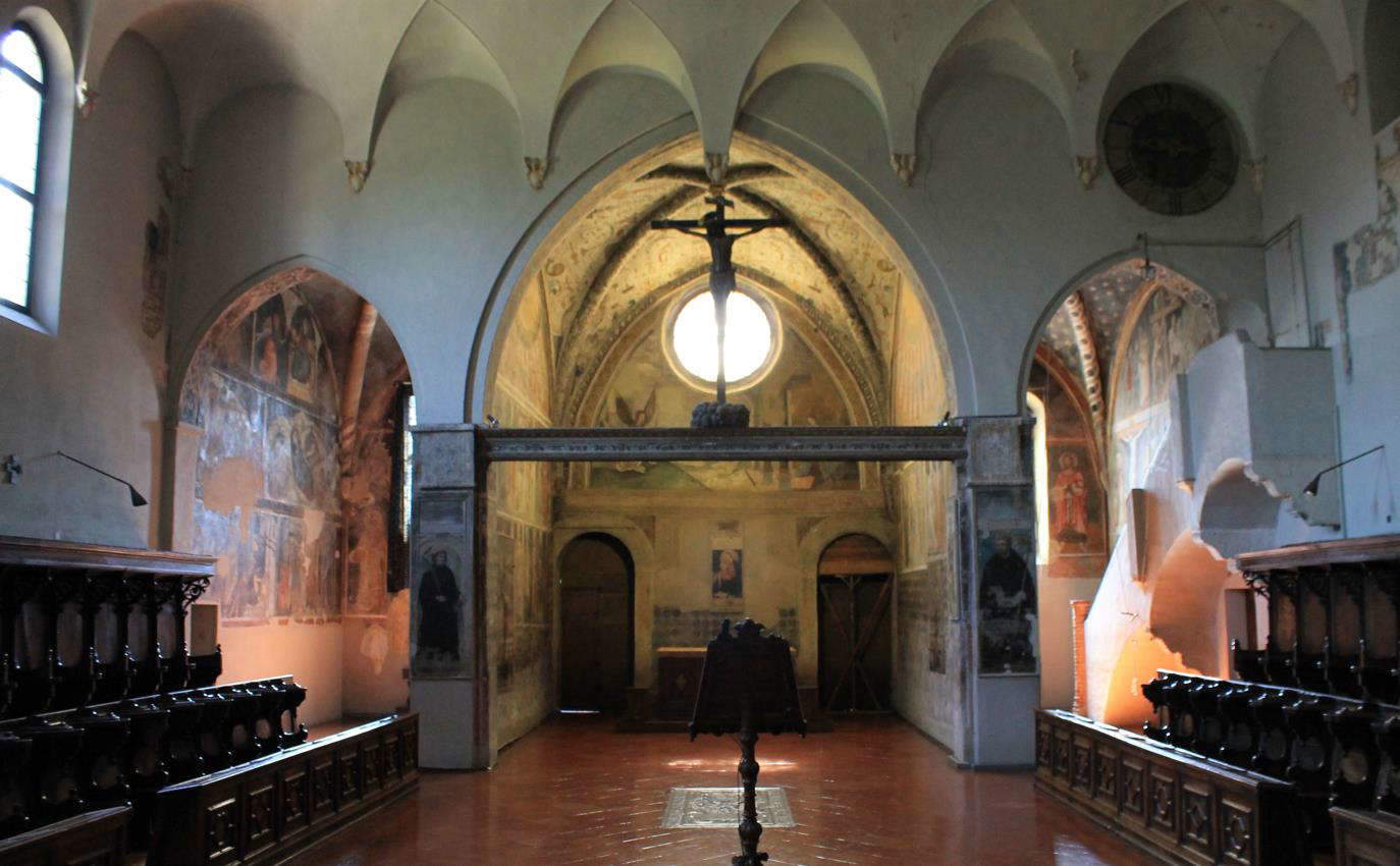 Die Apsis der Kirche von Sant'Antonio in Polesine, Ferrara Die Apsis der Kirche von Sant'Antonio in Polesine, Ferrara