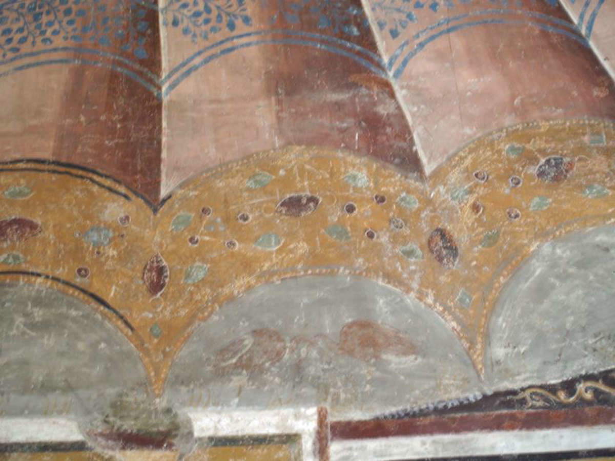 Detail der Fresken von St. Antonius in Polesine Detail der Fresken von St. Antonius in Polesine