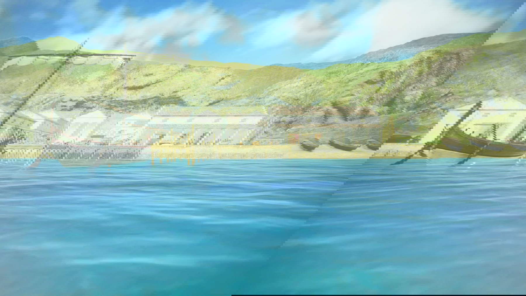 Reconstruction en 3D du port d'Aenaria